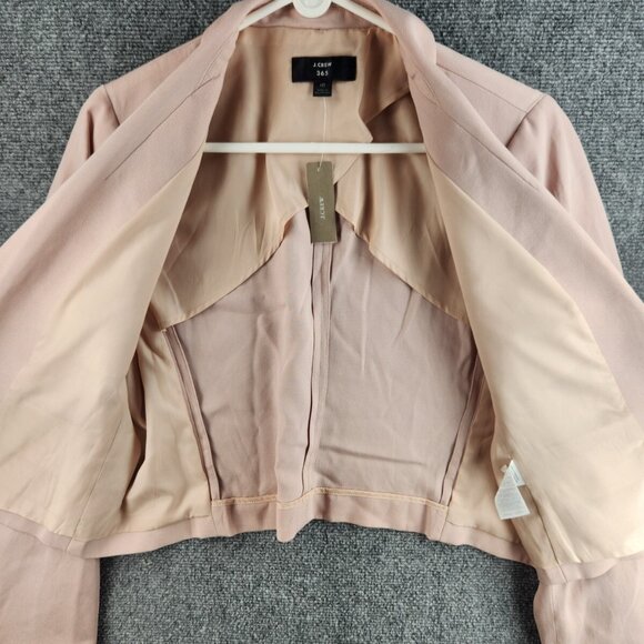 NWD J Crew 365 Women 16 Pink Blazer Long Sleeve Lyocell Shell Polyester Lined - Picture 14 of 14